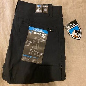 Kuhl tapered renegade rock pant in black size 30x30